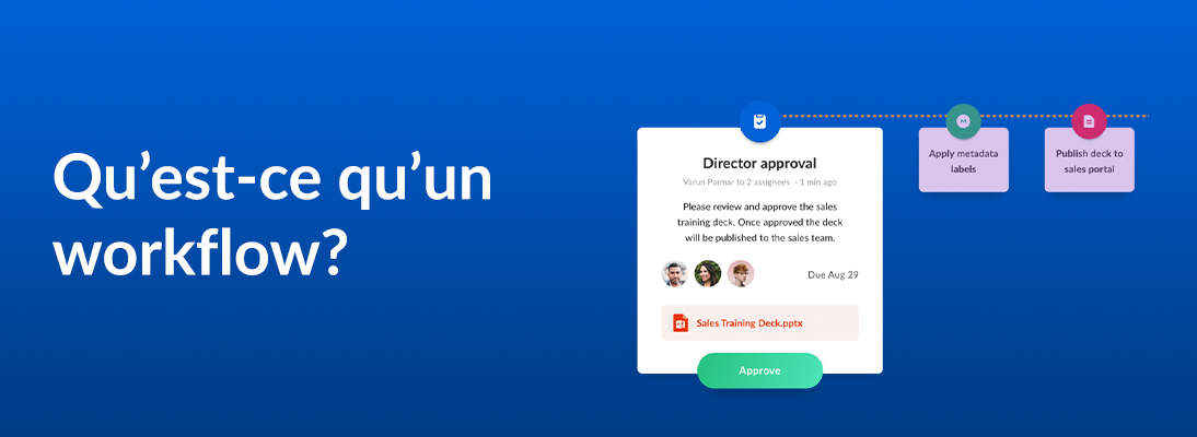Qu’est-ce qu’un workflow ?