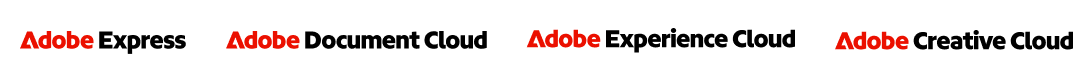 Adobe logos