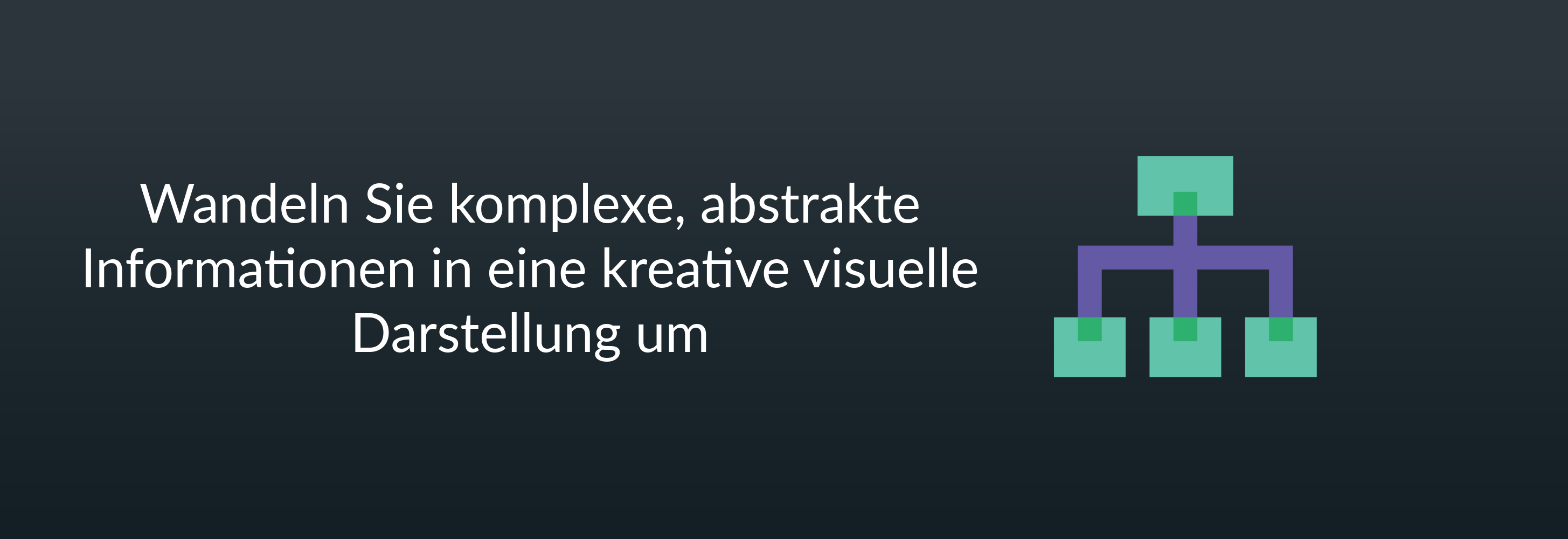 Wandeln Sie komplexe, abstrakte Informationen in eine kreative visuelle Darstellung um