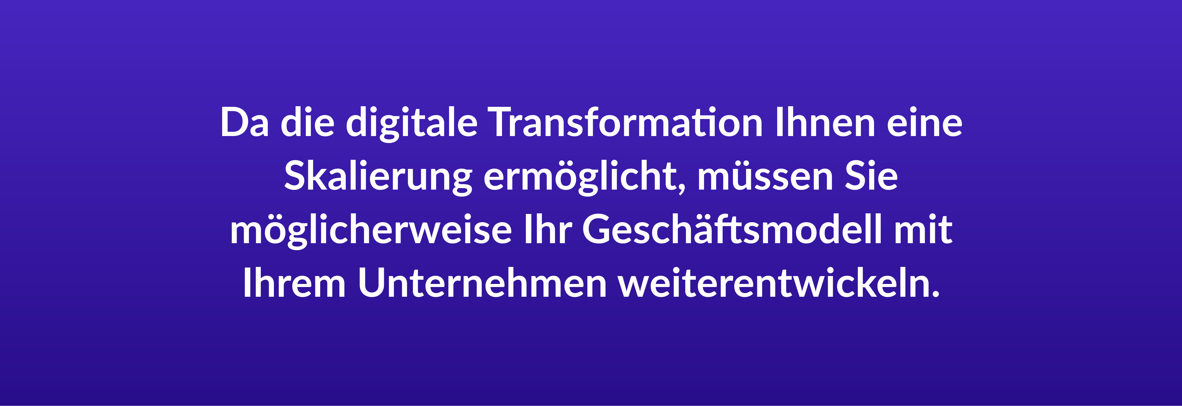 Die Digitale Transofrmation