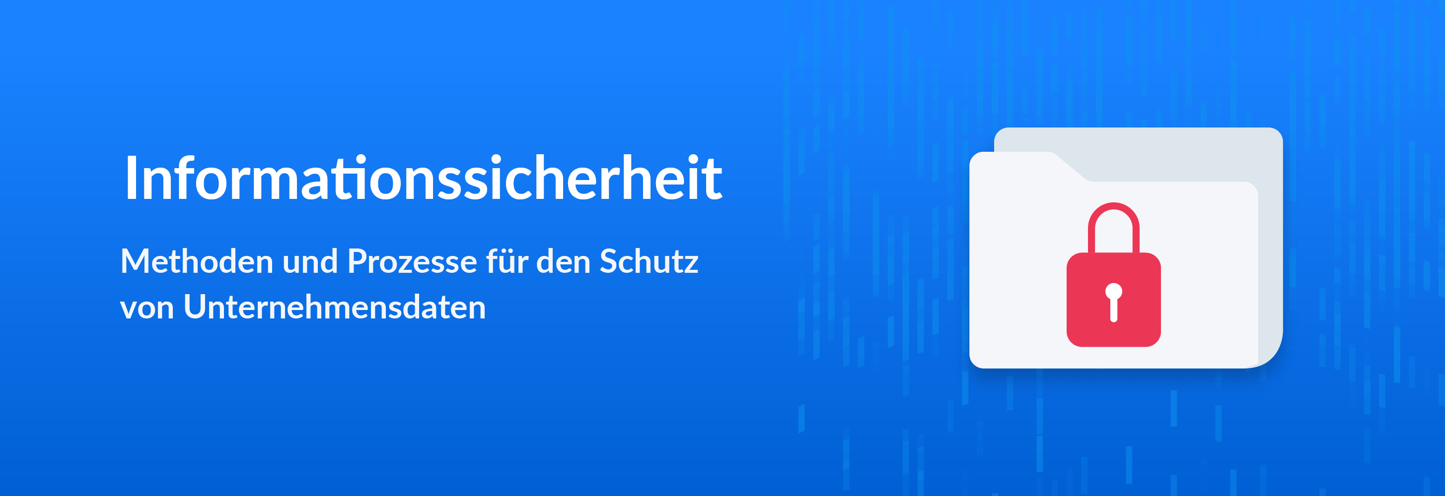 Informationssicherheit: Methoden und Prozesse für den Schutz  von Unternehmensdaten