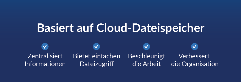 Basiert auf Cloud-Dateispeicher