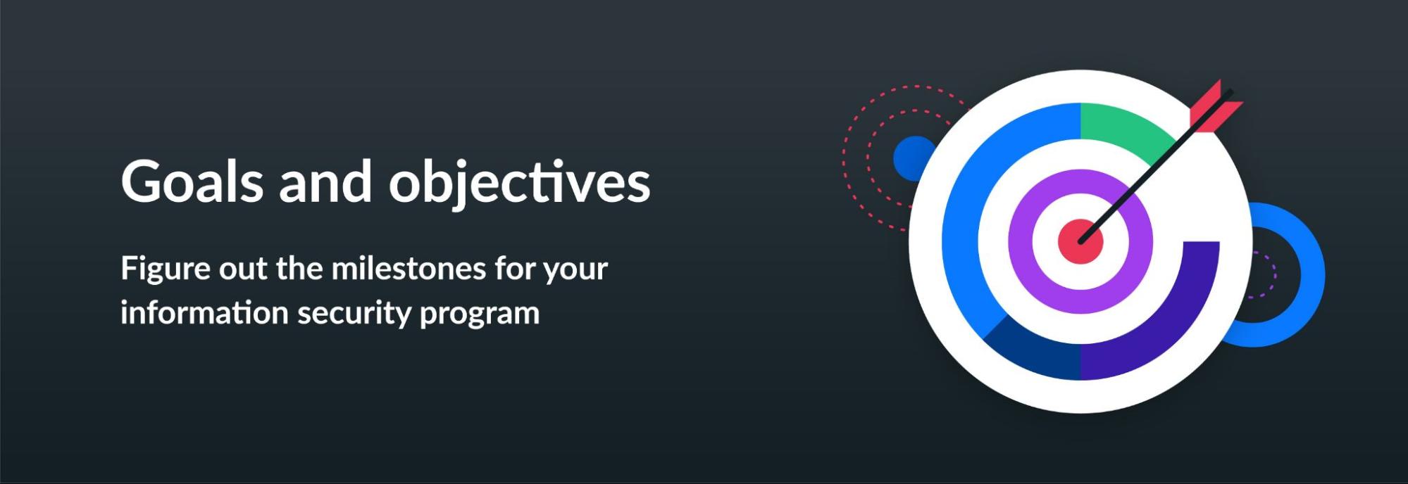 Goals and objectives - Figure out the milestones for your information security program