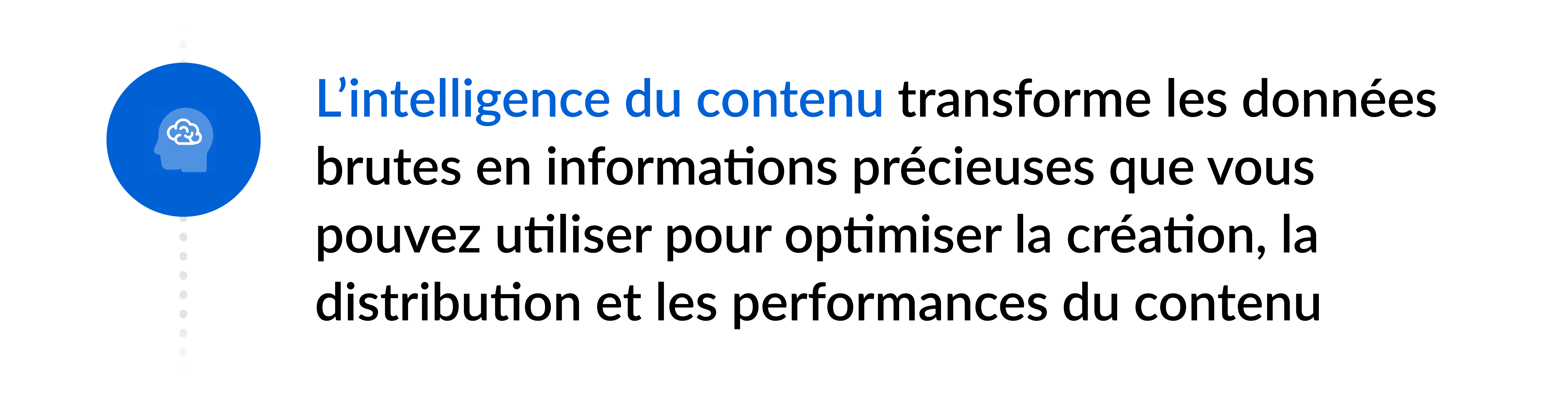 On parle de contenu intelligent lorsqu'on utilise ces informations pour améliorer la création, la distribution et la performance des messages