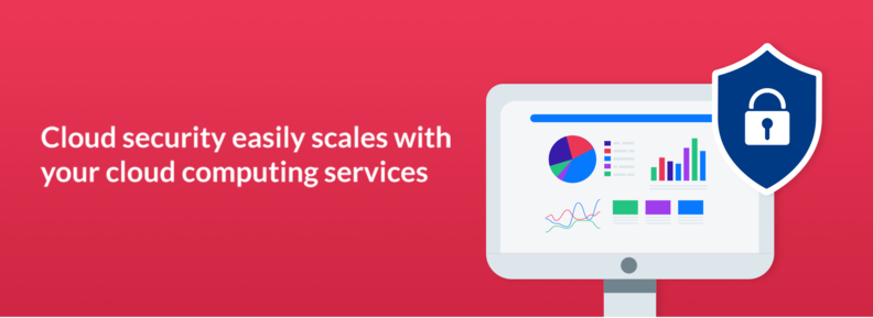 Cloud security easily scales with your cloud computing services