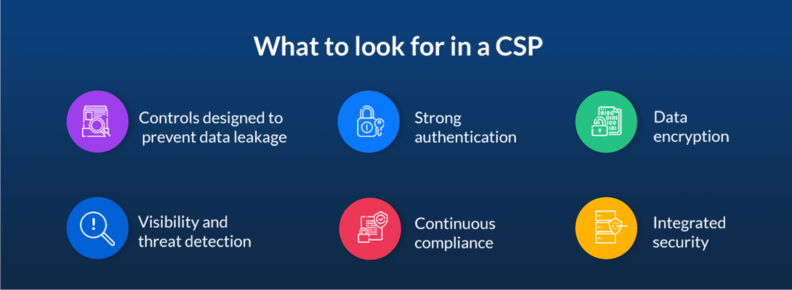 What to look for in a CSP