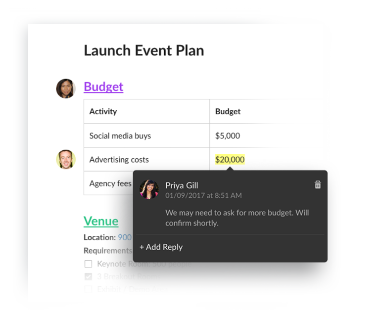 Box Note concurrent editing